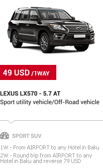 Baku Transfer: Lexus LX