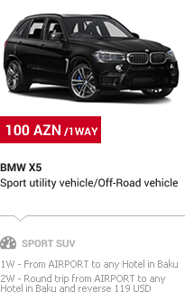 Baku VIP Transfer: BMW X5