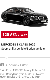 Baku VIP Transfer: Mercedes E-Class