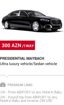 Baku VIP Transfer: Mercedes Maybach
