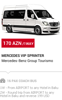 Baku VIP Transfer: Mercedes VIP Sprinter