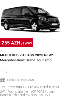 Baku VIP Transfer: Mercedes V-Class 2025 New*